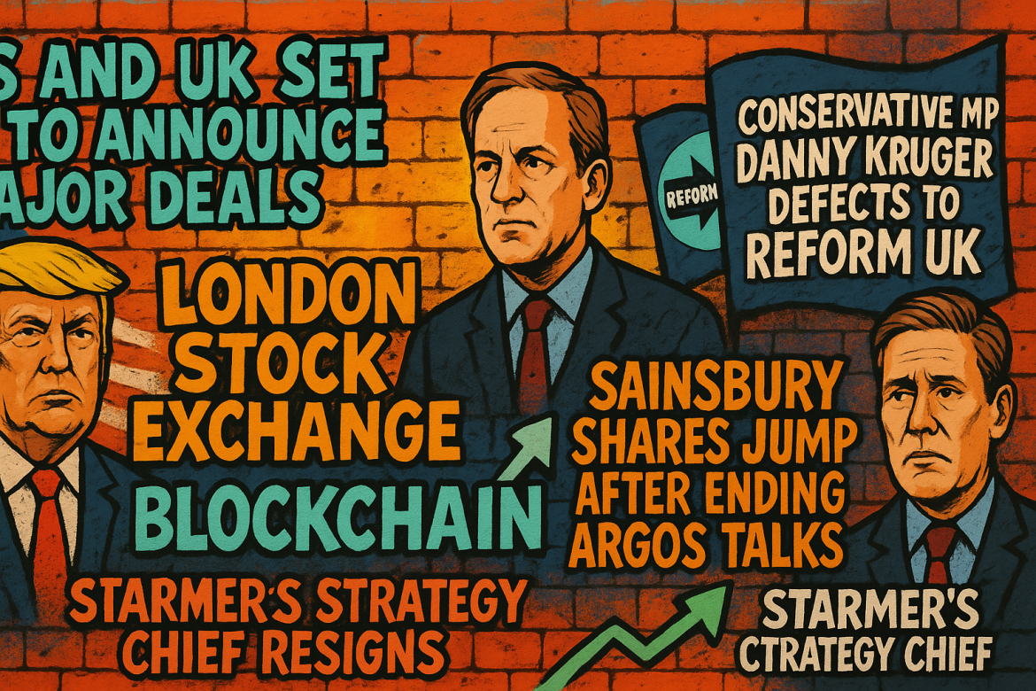 Europe bulletin: Tory MP crosses to Reform party, US-UK deal