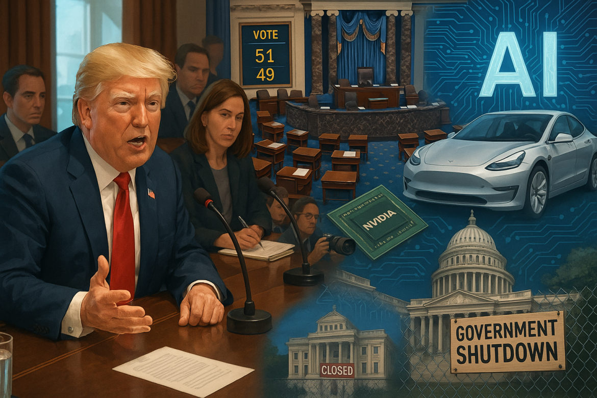 US digest: Trump cabinet meeting, Government shutdown extends