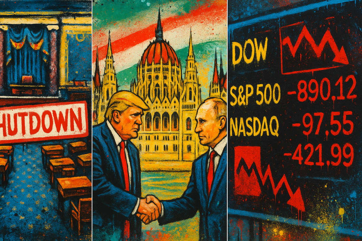 The United States faced a turbulent Thursday marked by continued political gridlock in Washington, fresh diplomatic maneuvers in the Russia-Ukraine war, legal challenges to a new visa fee policy, and a sharp downturn in stock markets. From the Senate’s failure to break a 16-day shutdown to Wall Street’s renewed losses, the day underscored a mix of political uncertainty and economic strain.Senate fails to end shutdown for 10th timeThe <a href="https://invezz.com/news/2025/10/16/senate-fails-again-to-end-government-shutdown-as-stalemate-drags-into-16th-day/">Senate once again failed to advance a Republican-led bill</a> to extend government funding and end the ongoing shutdown, marking the tenth failed attempt since the deadlock began more than two weeks ago.The 51–45 vote fell short of the 60 votes needed to move forward, with no Democrats crossing party lines. The result ensures that the partial government shutdown will continue through at least October 20, when lawmakers are set to reconvene.Senate Majority Leader John Thune expressed frustration over the impasse, saying he had offered Democrats a guaranteed vote on a one-year extension of health care tax credits — one of their key demands — though he could not ensure passage.Senate Minority Leader Chuck Schumer, however, dismissed the claim, noting that Democrats had not received a formal proposal and were “not negotiating in public.”A separate vote to fund the Pentagon also failed, with only three Democrats — Jeanne Shaheen, John Fetterman, and Catherine Cortez Masto — joining Republicans. The stalemate is the longest since the 2018–2019 shutdown, and analysts warn it could soon impact federal operations and economic growth.Trump and Putin to meet in Hungary amid Ukraine conflictIn a significant diplomatic development, <a href="https://invezz.com/news/2025/10/16/trump-to-meet-putin-in-hungary-as-zelenskyy-seeks-us-support-to-end-ukraine-war/">President Donald Trump announced plans to meet Russian President Vladimir Putin in Hungary</a>, following a long phone conversation between the two leaders. The talks come as the Trump administration weighs supplying Tomahawk missiles to Ukraine — weapons capable of striking deep inside Russian territory.Reports indicate that Trump and Putin have maintained regular communication in recent weeks, exploring the possibility of a negotiated peace. The proposed meeting, backed by Hungarian Prime Minister Viktor Orbán, could serve as a crucial platform for dialogue alongside Trump’s scheduled meeting with Ukrainian President Volodymyr Zelenskyy on Friday.Analysts say a successful summit could reshape security dynamics in Eastern Europe, while failure could heighten tensions between Washington and Moscow.US chamber of commerce sues Trump administration over H-1B visa feeThe US Chamber of Commerce has filed a lawsuit against the Trump administration, challenging a new executive order requiring companies to pay $100,000 when applying for H-1B worker visas.According to the complaint, the hefty fee could make it “cost-prohibitive” for startups and small businesses to hire skilled foreign talent.Chamber executive vice president Neil Bradley argued that the policy undermines the original intent of the H-1B program — to ensure US businesses can access global talent to grow domestically. The administration is already facing similar lawsuits from a healthcare-staffing company and labor unions led by Global Nurse Force.Wall Street slides as banks drag markets lowerU.S. stocks fell sharply on Thursday, erasing early gains amid renewed concerns over credit quality and the prolonged shutdown. The Dow Jones Industrial Average dropped 315 points 0.65%, while the S&P 500 lost 0.63% and the Nasdaq Composite declined 0.47%.Regional banks led the selloff, with Zions Bancorp plunging 13% after <a href="https://invezz.com/news/2025/10/16/zions-shares-plunge-7-after-50m-loan-loss-us-regional-banks-face-credit-pressure/">taking a major charge related to bad loans</a>, and Western Alliance falling 11% after alleging borrower fraud.Traders also cited the ongoing government shutdown and trade tensions as weighing on sentiment. Analysts warned that political uncertainty and tightening financial conditions could further pressure markets in the coming weeks.The post <a href="https://invezz.com/news/2025/10/16/us-digest-senate-gridlock-extends-shutdown-trump-putin-talks-planned/">US digest: Senate gridlock extends shutdown, Trump-Putin talks planned</a> appeared first on <a href="https://invezz.com/">Invezz</a> US digest: Senate gridlock extends shutdown, Trump-Putin talks planned