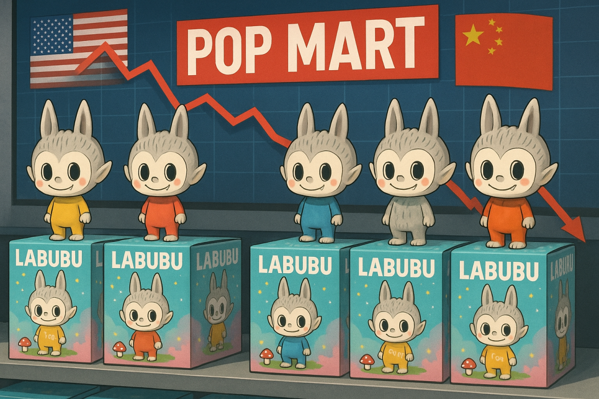 Shares of Chinese toymaker Pop Mart fell sharply on Thursday, tumbling 9% in their worst single-day drop since April and extending a monthslong decline that has erased much of the company’s summer gains. The stock has now fallen around 30% since late August, even as it remains up 159% for the year.The selloff follows concerns that demand for Pop Mart’s best-known collectibles—particularly its Labubu dolls—may be losing momentum after months of frenzied buying and record resale prices.Revenue triples but market coolsPop Mart, famous for its Labubu dolls, elf-like monster figurines sold in blind-box packaging, reported on Tuesday that third-quarter revenue more than tripled year over year, driven primarily by a surge in US sales. According to the company, American demand rose between 1,265% and 1,270% over the same period in 2024.Despite the robust financial results, investor reaction has been cautious. The company’s stock, which peaked in August amid a collectibles boom, has since been weighed down by signs of weakening enthusiasm in both domestic and international markets.Data from the Chinese resale platform Qiandao shows a notable shift in pricing trends for Labubu dolls. Items that once commanded high resale premiums are now trading close to, or even below, their original retail prices. For instance, the Labubu “Luck” edition, released in April, initially soared to over 500 yuan ($70) on secondary markets but has since dropped to about 108 yuan ($15).Analysts divided over declineMarket observers are split over whether the recent correction marks a broader slowdown in Pop Mart’s growth or a short-term adjustment following a period of intense speculation.Some analysts argue the fall in resale prices could signal waning excitement among Pop Mart’s younger customer base, which has been driving much of the brand’s success in China and abroad. They suggest that the collectibles’ popularity may have peaked during the summer surge.Others believe the pricing decline is a byproduct of Pop Mart’s efforts to stabilize the market by ramping up production and reducing opportunities for scalpers. The company reported a tenfold increase in plush toy output this year, now manufacturing approximately 30 million units per month.In a September note, Morgan Stanley analysts said that “prices in the second-hand market do not effectively reflect the true supply and demand situation,” noting Pop Mart’s proactive steps to manage inventory and discourage reseller-driven volatility.Broader growth opportunities remainWhile the Labubu dolls remain Pop Mart’s flagship franchise, analysts see potential in the company’s emerging characters, such as Twinkle Twinkle, and its ongoing global expansion initiatives.Celebrity endorsements, from singer Rihanna to former soccer star David Beckham, have helped fuel international awareness of the brand. Yet maintaining momentum will depend on whether Pop Mart can diversify beyond Labubu’s initial success and sustain its appeal among nontraditional toy buyers.Despite recent turbulence, Pop Mart remains one of China’s most prominent pop culture exports. The coming quarters will test whether its rapid expansion and product diversification can offset cooling resale markets and shifting consumer sentiment.The post <a href="https://invezz.com/news/2025/10/23/pop-mart-shares-slide-9-as-enthusiasm-for-labubu-dolls-shows-signs-of-cooling/">Pop Mart shares slide 9% as enthusiasm for Labubu dolls shows signs of cooling</a> appeared first on <a href="https://invezz.com/">Invezz</a> Pop Mart shares slide 9% as enthusiasm for Labubu dolls shows signs of cooling