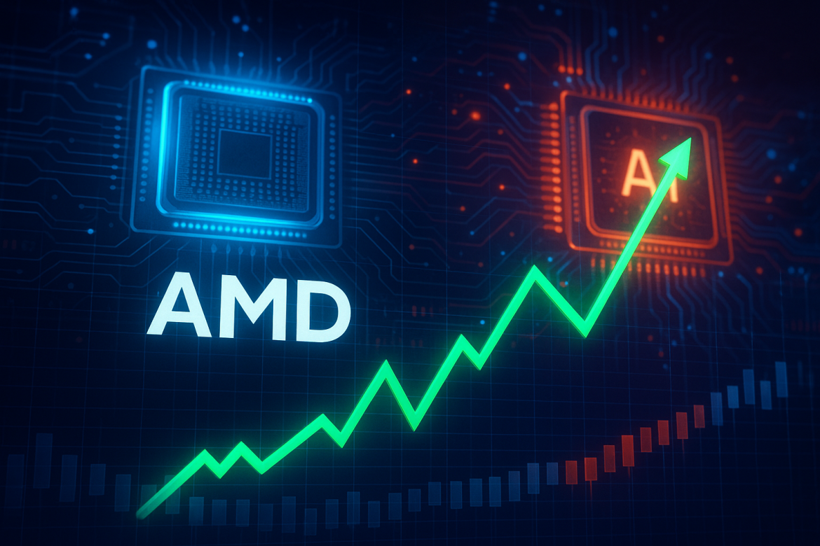 AMD stock climbs 7%, breaching $400B market cap amid chip sector rally
