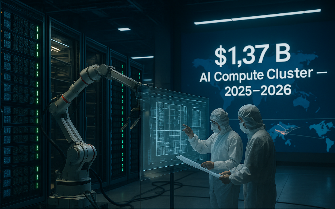 Foxconn’s board has approved a $1.37 billion investment in an AI compute cluster and supercomputing center, scheduled between December 2025 and December 2026.The development comes as a transformative shift from contract manufacturing into owning critical AI infrastructure.This move marks the latest phase in the Taiwanese contract electronics giant’s pivoting away from assembly work (iPhones, consumer devices) toward building the computational backbone of the AI industrial revolution.The investment raises a central question: can Foxconn translate manufacturing scale into an AI services provider, and what does its deepening AI footprint mean for the geopolitical contest between US cloud giants, China’s AI ambitions, and Taiwan’s strategic clout?The business case: Why Foxconn is building computeFoxconn isn’t entering untested territory.The company already holds roughly 40% of the global AI server manufacturing market share in 2025, with AI servers now generating more revenue than smartphones for the first time in company history.The $1.37 billion cluster investment extends this advantage: moving from producing AI hardware for others toward directly offering AI computing services as an NVIDIA Cloud Partner.The strategic calculus is clear. Cloud giants like AWS, Google, and Microsoft face a GPU bottleneck, with hyperscaler data-center capital expenditure reaching $134 billion in Q1 2025 alone, a 53% year-over-year spike.By building dedicated capacity, Foxconn captures higher margins, diversifies revenue beyond manufacturing, and locks in long-term customer relationships.The company’s cloud and networking division already showed the strongest growth in Q3 2025, driving record quarterly revenue of $67.8 billion.Additionally, the investment addresses government policy: Taiwan’s “Ten Major AI Infrastructure Projects” initiative aims to create $510 billion in economic value by 2040.Foxconn’s local investment aligns with Taipei’s push to establish Taiwan as an AI hub independent of US or Chinese infrastructure.Geopolitical stakes: Triangulating US, China, and TaiwanFoxconn’s move reshapes three overlapping power games.First, it strengthens Taiwan’s AI shield. Taiwan already controls 90% of global AI server manufacturing capacity; adding owned compute infrastructure deepens the island’s indispensability to every major AI player, US hyperscalers, Chinese competitors, and startups globally.Taiwan cannot be easily decoupled from the AI supply chain without crippling progress worldwide.Second, it complicates the US dependency calculus. The US has long relied on Taiwan for semiconductors and hardware, yet simultaneously seeks to onshore capacity (like TSMC’s Arizona fab) to reduce exposure.Foxconn’s $375 million sale of its Ohio plant to SoftBank in August, now repurposed for Stargate data-center manufacturing with OpenAI and Oracle, shows Taiwan firms hedging geopolitical risk by anchoring critical AI infrastructure in America.However, the core intellectual property and manufacturing prowess remain Taiwanese.Third, it signals competition with China’s AI ambitions. China cannot easily replicate Taiwan’s design-manufacturing integration or NVIDIA partnerships due to US export controls.Foxconn’s infrastructure play underscores Beijing’s structural disadvantage in the compute arms race.<a href="https://www.ie.edu/insights/articles/how-ai-chips-became-a-tool-of-global-power/"></a>The post <a href="https://invezz.com/news/2025/10/28/how-could-foxconns-1-37b-ai-bet-shift-ai-balance-between-us-china-and-taiwan/">How could Foxconn’s $1.37B AI bet shift AI balance between US, China and Taiwan?</a> appeared first on <a href="https://invezz.com/">Invezz</a> How could Foxconn’s $1.37B AI bet shift AI balance between US, China and Taiwan?
