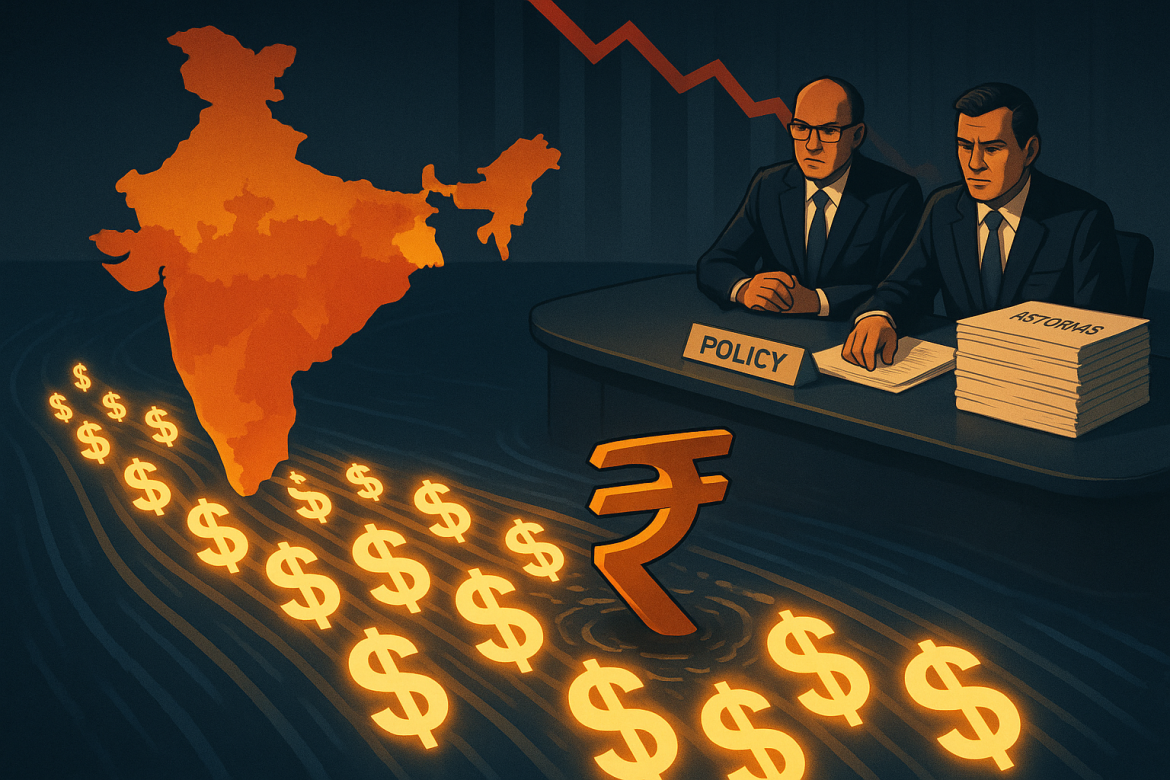 Foreign investors have withdrawn over $17 billion from Indian markets so far in 2025, pushing regulators to accelerate a series of deregulatory moves aimed at restoring access and confidence.The sustained capital flight, which has seen three consecutive months of selling through September, has pressured the rupee to record lows near 88 per dollar and dampened equity benchmarks.The developments have prompted the Reserve Bank of India (RBI) and Securities and Exchange Board of India (SEBI) to fast-track a reform agenda designed to rebuild investor sentiment and ease market entry.The outflows represent the second-largest nine-month retreat on record, exceeded only by 2022 when geopolitical shocks and aggressive global rate hikes triggered $22.3 billion in withdrawals.What’s driving the exodus?Analysts point to punitive US tariffs and a shift in global risk sentiment as the main catalysts for the sell-off, with overseas funds reducing exposure amid fears over India’s export and growth outlook.In August 2025, the Trump administration imposed 50% tariffs on Indian goods, citing India’s continued purchase of Russian oil, raising the total duty well above the 15-20% levied on regional competitors like Vietnam, Indonesia, and Thailand.<a href="https://www.reuters.com/world/india/moodys-warns-us-tariffs-may-hurt-indias-manufacturing-push-slow-growth-2025-08-08/?utm_source=chatgpt.com">Moody’s Ratings </a>warned that the tariff hike could slow India’s annual GDP growth by approximately 0.3 percentage points from its current projection of 6.3% for the fiscal year ending March 2026.Beyond trade tensions, foreign portfolio investors have rotated capital to other Asian markets offering higher relative returns and lower perceived risks.The selloff intensified in July and August following the US Federal Reserve’s rate stance and a sharp increase in H-1B visa fees, a move that hit technology firms reliant on the program and dampened sentiment toward export-oriented sectors.Local liquidity concerns and episodic profit-taking after strong sectoral runs have compounded the pressure, with foreign investors net selling $2.7 billion in September alone.India’s regulatory response: Reforms in motionRBI and SEBI have already introduced faster pathways for listings and loosened some capital and lending rules; further measures to broaden retail participation and simplify foreign entry are under discussion.In September 2025, SEBI approved a single-window clearance mechanism called SWAGAT-FI (Single Window Automatic & Generalised Access for Trusted Foreign Investors), designed to simplify access for foreign investors considered low risk, such as sovereign wealth funds, pension funds, and large public institutions.The system brings all routes of entry under one registration, reduces repeated compliance requirements, and is expected to cut registration times from nearly six months to 30-60 days, bringing India in line with global standards.SEBI has also relaxed minimum IPO requirements for very large companies, reducing the mandatory public offer to 2.5% for firms with a post-issue market capitalization exceeding ₹1 lakh crore, down from 5%, and extending the timeline to meet the 25% minimum public shareholding norm to 10 years from five.The regulator expanded the scope of anchor investors in IPOs, raising the total reservation for the anchor book from one-third to 40% and including life insurance companies and pension funds alongside domestic mutual funds.Will reforms work?Investors welcome the easing but say deeper structural reforms, on bureaucracy, tax, judicial clarity, and trade tensions are needed to restore long-term confidence.An investment bank executive highlighted the “document-heavy” and complex onboarding processes as a significant deterrent, often causing investors to delay or divert their India-bound capital to more accessible markets.<a href="https://markets.chroniclejournal.com/chroniclejournal/article/marketminute-2025-10-7-global-financial-titans-urge-india-to-accelerate-reforms-for-enhanced-foreign-investment">Deutsche Bank</a> representatives have engaged with Indian regulators, emphasizing the need for both regulatory and technological overhauls to enhance market efficiency.In the short term, easing procedural barriers and faster listings can stop some outflows and attract tactical inflows by reducing friction and enhancing India’s attractiveness as an investment destination.<a href="https://slguardian.org/india-ramps-up-financial-reforms-to-attract-foreign-investment/"></a>The post <a href="https://invezz.com/news/2025/10/27/why-are-foreign-investors-pulling-billions-out-of-india-and-can-reforms-stop-it/">Why are foreign investors pulling billions out of India, and can reforms stop it?</a> appeared first on <a href="https://invezz.com/">Invezz</a> Why are foreign investors pulling billions out of India, and can reforms stop it?