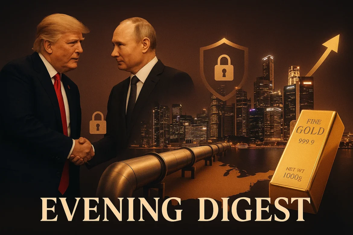 Big moves on the global stage as Trump gears up for a meeting with Putin in Budapest to discuss ending the war in Ukraine.Singapore is cracking down on online abuse with a tough new safety law, while the US and Canada are revisiting the Keystone XL pipeline.And gold? It’s still shining bright and climbing higher.A glance at major developments on Thursday.Trump-Putin meetingUS President Donald Trump has announced that <a href="https://invezz.com/news/2025/10/16/trump-to-meet-putin-in-hungary-as-zelenskyy-seeks-us-support-to-end-ukraine-war/">he will be meeting Russian President Vladimir Putin</a> in Budapest, Hungary, to talk about ways to end what he called the “inglorious” war between Russia and Ukraine.The decision came after what Trump described as a “very productive” phone call with Putin.Before that meeting happens, senior officials from both sides, led by US Secretary of State Marco Rubio, are set to hold preliminary talks next week.Trump also plans to sit down with Ukrainian President Volodymyr Zelenskyy at the White House to go over what came out of his discussion with Putin.As of now, the exact date for the Budapest summit hasn’t been announced.Singapore tightens rules over online harmful contentSingapore has rolled out a new law called the Online Safety (Relief and Accountability) Bill, which sets up a new watchdog, the Online Safety Commission (OSC), to crack down on harmful content on the internet.By mid-2026, the OSC will have the power to deal with things like online harassment, doxxing, stalking, the sharing of intimate images without consent, and even child abuse material.The commission will be able to order social media platforms and internet providers to take down harmful posts, limit certain accounts, or even let victims post replies to defend themselves.If companies or individuals don’t comply, they could face criminal charges, including fines or jail time.On top of that, the bill introduces new legal rights for victims, allowing them to sue offenders directly.US-Canada mulls over reopening major pipeline projectThe US and Canada are reportedly thinking about bringing the Keystone XL pipeline project back to life as part of ongoing trade talks in 2025.Canadian leaders, including Prime Minister Mark Carney, have been in discussions with US officials about possibly restarting the controversial project, which was previously shut down over environmental and political concerns.The pipeline was originally designed to carry crude oil from Alberta down to refineries in the US, and now it’s getting fresh attention thanks to growing worries about energy security.Of course, there are still big challenges ahead, and environmental groups remain strongly opposed, but both countries seem open to at least exploring the idea again.The goal? Strengthen North American energy ties and give both economies more flexibility in how they source and export energy.Gold’s massive rally not over yetAccording to the World Gold Council (WGC), <a href="https://invezz.com/news/2025/10/16/world-gold-council-says-golds-run-not-out-of-steam-yet/">gold’s impressive rally isn’t done yet</a>, even after hitting record highs of over $4,000 an ounce in October 2025.The surge has been fueled by a mix of factors: investors piling in amid global tensions, expectations that the US Federal Reserve will start cutting rates, and a general flight to safety as stock and bond markets look shaky.Physically backed gold ETFs have seen massive inflows lately, and interestingly, overall gold ownership is still lower than it was during past bull markets, meaning there’s potentially more room for growth.Sure, there’s always the chance of a short-term pullback after such a sharp rise, but the WGC believes the main forces driving this rally are still in play.The post <a href="https://invezz.com/news/2025/10/16/evening-digest-trump-putin-meeting-keystone-xl-revival-golds-rally-shines/">Evening digest: Trump-Putin meeting, Keystone XL revival, gold’s rally shines</a> appeared first on <a href="https://invezz.com/">Invezz</a> Evening digest: Trump-Putin meeting, Keystone XL revival, gold’s rally shines