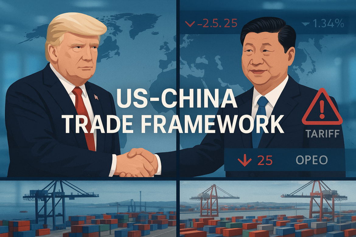 US President Donald Trump and China’s Xi Jinping moved a step closer to a negotiated settlement on trade after senior officials said they had sketched a framework agreement.US negotiators told reporters that a previously floated <a href="https://invezz.com/news/2025/10/11/trump-announces-extra-100-tariffs-on-china-control-critical-software-exports/">100% tariff on Chinese goods</a> is unlikely to be imposed if the framework holds.The outline reached in Kuala Lumpur now requires final approval by the two presidents at an upcoming summit scheduled on Thursday in South Korea.Markets and exporters reacted with relief as the prospect of a sudden tariff shock eased.US-China trade deal: Framework eases immediate tariff threatSenior US and Chinese officials convened on the sidelines of the ASEAN meetings in Kuala Lumpur and reported what they described as a “preliminary consensus” on a set of trade and technology issues.The negotiators said the package includes commitments on export controls, rare earths, and steps intended to restart agricultural purchases that Beijing had curtailed.Most notably, US officials signalled that the extreme option of a 100% tariff, proposed earlier as leverage against Beijing’s export curbs, is effectively “off the table” while the talks proceed.Treasury Secretary Scott Bessent framed the accord as a pause that preserves room for a leaders’ summit to convert the framework into a binding text.The administration described the move as designed to avoid abrupt disruption to global supply chains and to give negotiators space to hammer out verification mechanisms.Traders and many business groups welcomed the detente. Equities steadied and commodity-linked sectors such as agriculture and shipping saw the clearest near-term benefit, reflecting hopes that China will resume larger soybean and other farm imports.Analysts cautioned, however, that market calm depends on timely, transparent follow-through.Trump-Xi meeting: Remaining hurdles and political risksDespite the upbeat statements, the deal is far from final. Officials must translate broad understandings into detailed clauses covering timelines, enforcement, and verification.Those technical provisions are likely to determine whether the agreement is durable or merely a temporary truce.Political dynamics on both sides complicate the route to a signed accord.In Washington, lawmakers and industry lobbyists will scrutinise any concessions on technology and national security controls; in Beijing, officials are sensitive to perceived encroachments on industrial policy.Hardliners in either capital could use implementation disputes to derail progress.Specific flashpoints remain unresolved. Controls on rare earth minerals, rules governing sensitive technology exports, and a proposed structural solution for TikTok were all discussed but not finalised.Observers say these items will be tests of the two sides’ willingness to accept external verification and third-party monitoring where necessary. Failure to agree on clear, enforceable mechanisms would leave the gains fragile.For businesses and consumers, the stakes are practical. A durable agreement would lower the risk of sudden cost increases, allow firms to plan supply chains with greater certainty, and restore demand for US farm exports.By contrast, a breakdown at the leaders’ meeting would quickly revive market volatility and raise the prospect of further protectionist moves.The post <a href="https://invezz.com/news/2025/10/27/trump-xi-meeting-us-rules-out-100-tariff-on-china-as-trade-deal-consensus-reached/">Trump-Xi meeting: US rules out 100% tariff on China as trade deal consensus reached</a> appeared first on <a href="https://invezz.com/">Invezz</a> Trump-Xi meeting: US rules out 100% tariff on China as trade deal consensus reached