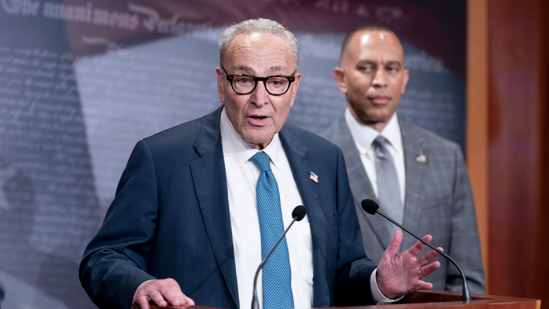 The top congressional Democrats want a meeting with President Donald Trump as the government shutdown stretches on.
Senate Minority Leader Chuck Schumer, D-N.Y., said that both he and House Minority Leader Hakeem Jeffries, D-N.Y., reached out to Trump on Tuesday to set up a confab with the president.
The top Senate Democrat said the duo ‘urged’ Trump to meet with them, and that they were open to setting up ‘an appointment with him any time, any place.’
‘Hakeem and I reached out to the president today and urged him to sit down and negotiate with us to resolve the healthcare crisis, address it and end the Trump shutdown,’ Schumer said. ‘He should sit — the things get worse every day for the American people. He should sit down with us, negotiate in a serious way before he goes away.’
Congressional Democrats, particularly Schumer and his Democratic caucus, have remained steadfast in their demands for an extension to expiring Obamacare subsidies. Though Senate Republicans have been open to holding a vote on the matter after the government reopens, Democrats want an ironclad guarantee that the subsidies will be extended well before their expiration at the end of this year.
Should Trump relent to their request, it would mark the first meeting among the trio since Schumer, Jeffries, Senate Majority Leader John Thune, R-S.D., and House Speaker Mike Johnson, R-La., met in the Oval Office a day before the shutdown began.
Lawmakers left that meeting with no agreement to avert the shutdown, which has now dragged on for 21 days.
Senate Democrats have also blocked Thune and Republicans’ attempts to reopen the government 11 times. Another vote on the House-passed continuing resolution, which would reopen the government until Nov. 21, is expected on Wednesday.
And like the many attempts before, that latest effort is expected to fail.
Meanwhile, Senate Republicans met with Trump for lunch at the White House Tuesday afternoon.
Speaking to reporters afterward, Thune reiterated that Senate Republicans were united in their war of attrition strategy to continue putting the same bill on the floor again and again. He noted that Trump would likely agree to meet with Schumer and Jeffries, but only after Senate Democrats unlocked the votes needed to reopen the government.
‘We have negotiated. I don’t know what there is to negotiate. This is about opening up the government,’ Thune said. ‘We have offered them several off-ramps. Now, the Democrats want something that’s totally untenable. I mean, they want $1.5 trillion in new spending. They want free healthcare for people who are noncitizens in this country. That is just a flat nonstarter. It doesn’t pass the Senate. It won’t pass the House. It won’t be signed into law by the president.’
Fox News Digital reached out to Jeffries’ and the White House for comment but did not immediately hear back. 
This post appeared first on FOX NEWS Schumer requests meeting with Trump ‘any time, any place’ as Democrat stalemate drags on