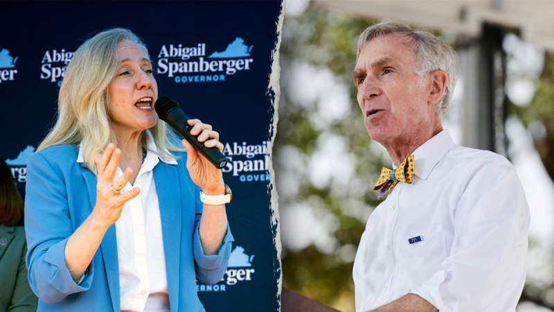 Former PBS host and ex-Boeing engineer Bill Nye ‘The Science Guy’ will join former Transportation Secretary Pete Buttigieg to headline a rally with Virginia Democratic gubernatorial candidate Abigail Spanberger on Tuesday in the hometown of their party’s forefather.
Spanberger will rally with Buttigieg and Nye in Charlottesville – the city that birthed President Thomas Jefferson – while across town at the college founded by America’s third president, GOP lieutenant gubernatorial candidate John Reid will headline a public ‘Dome Room’ forum hosted by pollster Larry Sabato’s University of Virginia Center for Politics.
Spanberger’s rally occurs as she tries to separate herself from scandal-plagued attorney general candidate Jay Jones.
Nye and Spanberger are expected to receive a welcome in the notable blue dot in the sea of rural Shenandoah Valley red that is Charlottesville.
 
 
Trump Winery and its Albemarle Estate lodging, managed by Eric Trump, lies on the opposite side of town, down the street from Monticello itself. The road that runs from Jefferson’s estate to Trump’s is regularly lined with dozens of large American flags abutting the estate’s property line.
That contrast will be evident Tuesday, as Spanberger enlists celebrities in hopes of propelling her to victory, while Reid, who has claimed to be pulling within neck-and-neck of Democrat Ghazala Hashmi, also seeks to engage with the public in the closing days.
While she has condemned Jones’ comments, Spanberger has continued to decline to call for him to drop out – while pivoting this week to attacking her Republican opponent, Lt. Gov. Winsome Earle-Sears, on her pro-life views.
An ad released Monday criticized Earle-Sears’ support for a near-total abortion ban and in turn positioned Spanberger as the champion of individual rights.
Moving from medical science to engineering, Nye resurfaced this week clamoring against President Donald Trump at a ‘No Kings’ protest in his hometown of Washington, D.C., where he accused some in the MAGA faithful of being ‘Confederates.’
‘We are here to tell our lawmakers that what’s going on in our government is wrong. They must stop the abuses of this petulant president and his circle of sycophants… This president and his associates cannot tolerate dissent. To them, our free speech is frightening. They are arresting people and denying due process in courts,’ Nye said in part.
 
 
The former star of PBS’ ‘Bill Nye the Science Guy’ and the engineer-by-trade who invented an aircraft implement while working for Boeing, slammed Trump for trying to ‘silence television hosts.’
When asked about Nye’s switch from science to politics, White House spokesperson Abigail Jackson remarked, ‘You mean Bill Nye the Liberal Activist Guy?’
While Republicans are not the party typically associated with major Hollywood and celebrity endorsements, over his decade-plus in politics, Trump has garnered several very vocal stars in his camp.
‘Charles In Charge’ star Scott Baio has been most vocal as of late, saying in 2024 he believed the U.S. was always a ‘MAGA’ nation.
Jon Voight has routinely released stern X videos addressing the public and/or public officials on Trump’s bona fides:
‘Who else has faced greater challenges and enemies since Lincoln?’ he asked.
Mel Gibson, who played a version of Revolutionary War hero Francis Marion in ‘The Patriot,’ has been complimentary of Trump while remarking that 2024 Democratic nominee Kamala Harris had ‘the IQ of a fence post.’ Trump has since appointed him a ‘special ambassador.’
Just on the other side of Skyline Drive from Jones’ rally site is the former district of then-House Speaker Todd Gilbert – the Republican whom Jones envisioned shooting in the head in texts revealed earlier this month.
Earle-Sears repeatedly interjected during the two gubernatorial candidates’ debate to urge Spanberger to call for Jones to drop out once and for all.
On Monday, Sen. Ted Cruz, R-Texas, headlined a fundraiser with Earle-Sears at the home of a Tysons Corner real estate developer.
A Spanberger campaign official confirmed to Fox News Digital that the Democrat will appear in the coming days with former President Barack Obama at a rally as well.
This post appeared first on FOX NEWS Science Rules: Bill Nye, Buttigieg to boost Spanberger in key VA city as Jones scandal looms over Dem ticket