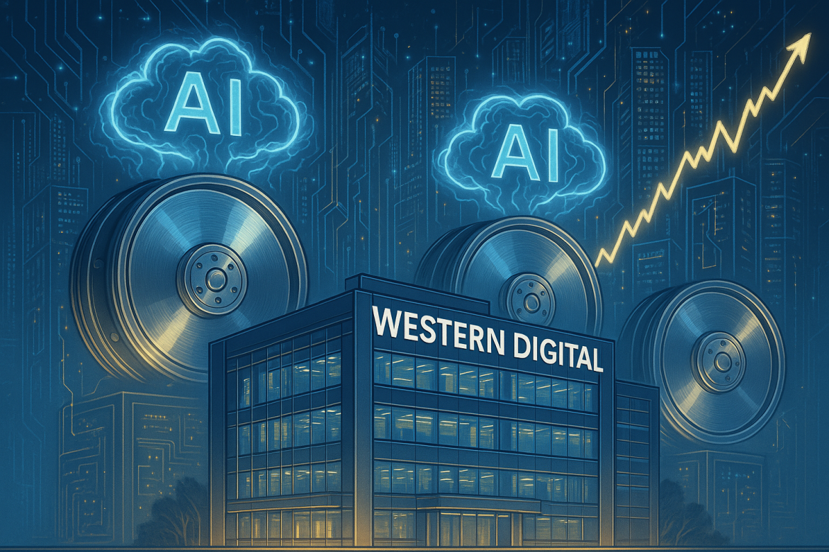 Western Digital surges on strong earnings and rising AI-driven demand